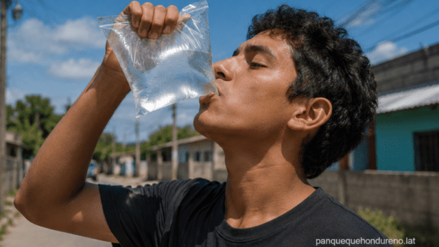 Gobierno de Asfura combate crisis de agua enviando dos paquetes de agua a la Colonia Kennedy