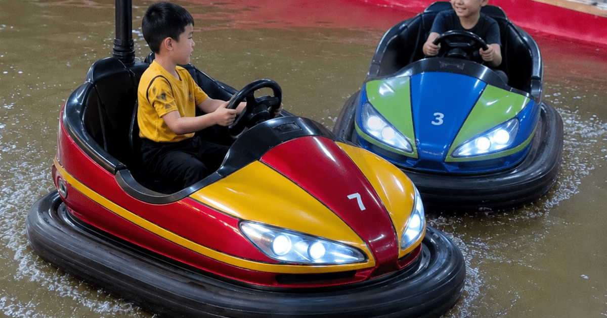 Carros Chocones de la Feria Juniana estrenan vado