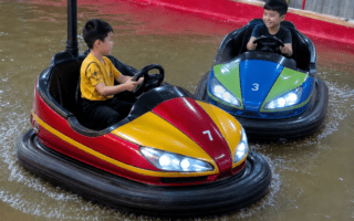 Carros Chocones de la Feria Juniana estrenan vado