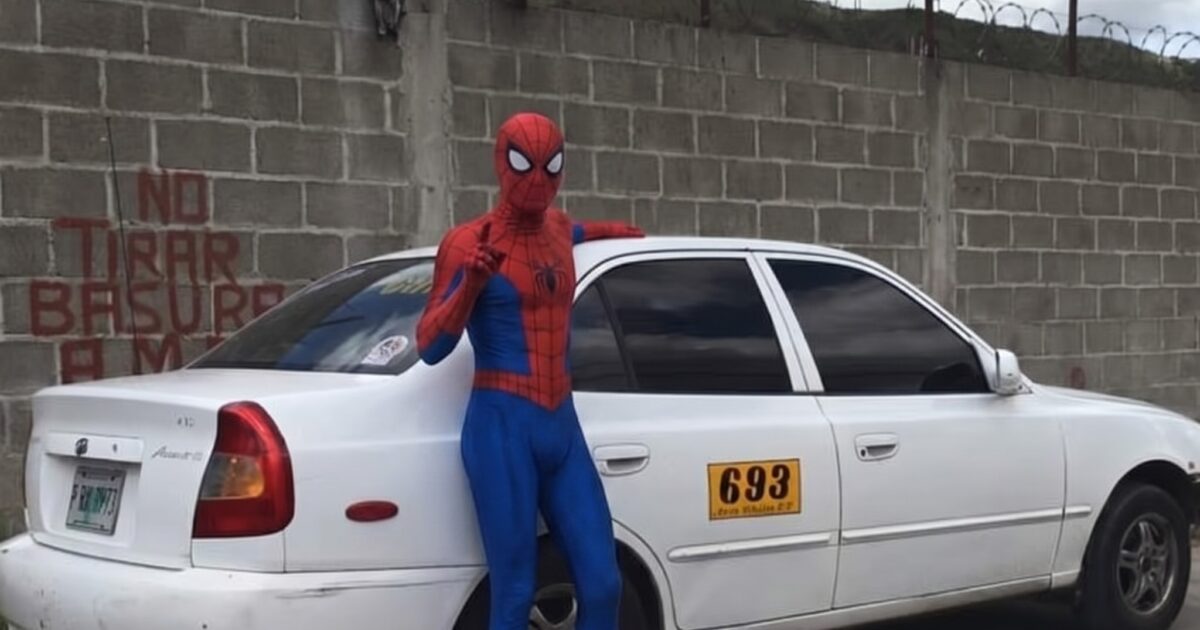 Hombre Araña se declara en contra de InDriver y a favor de los taxistas