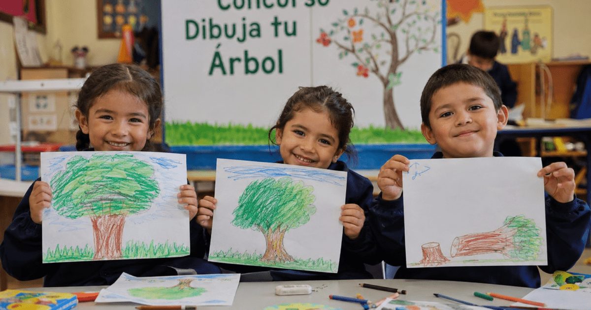 Concurso “Dibuja tu árbol” termina en tala programada por la municipalidad